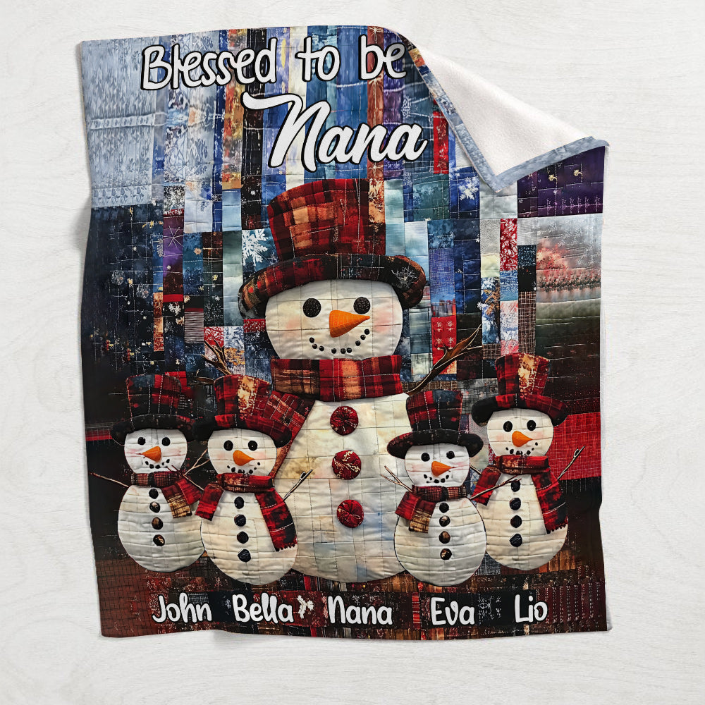 Blessed to Be Called - Personalized Grandma Blanket
