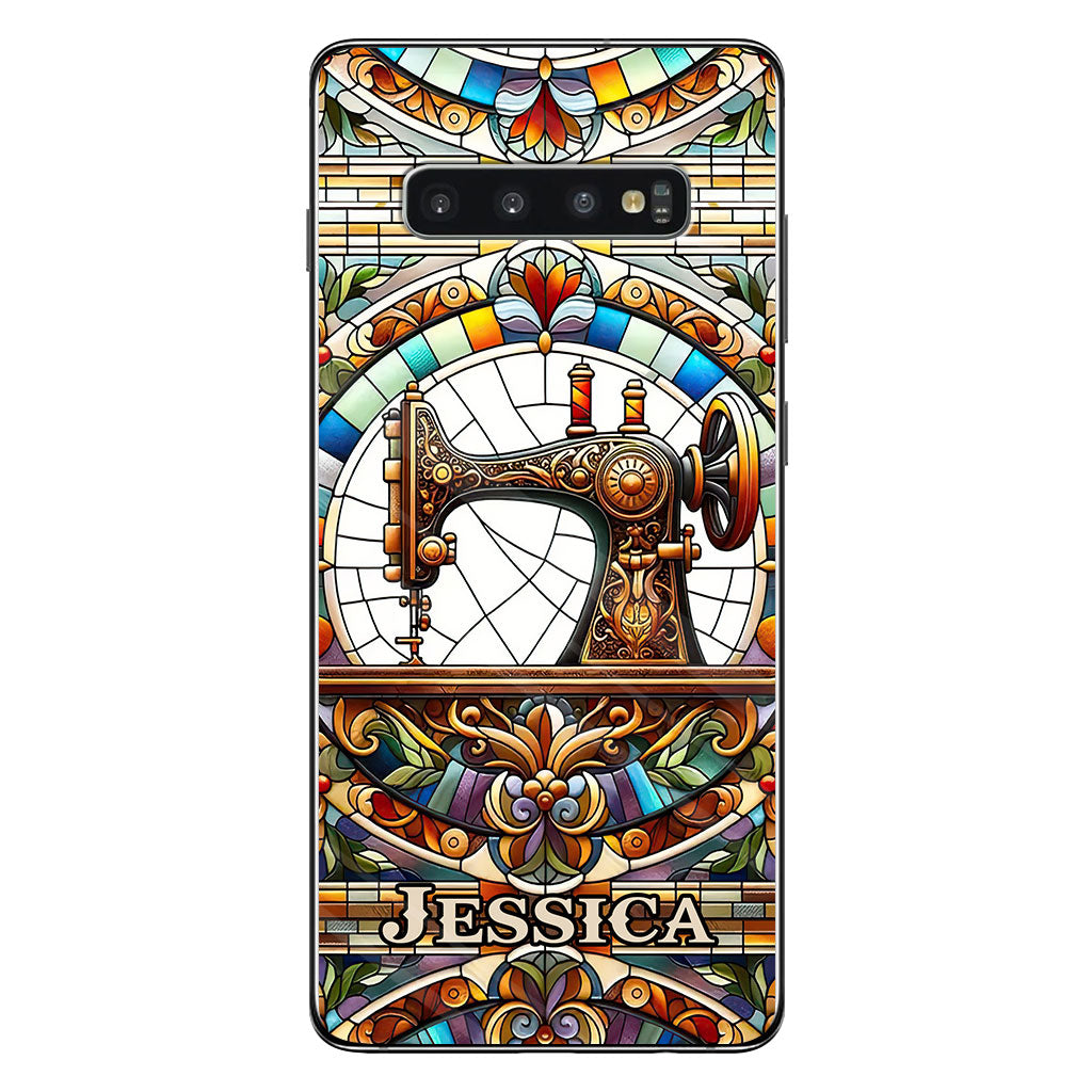Colorful Sewing Machine - Personalized Sewing Phone Case