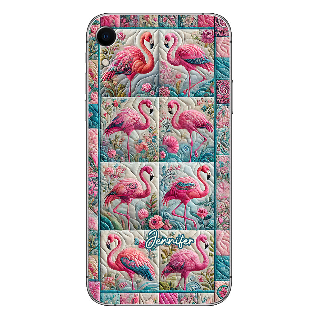 Vintage Flamingo - Personalized Flamingo Phone Case