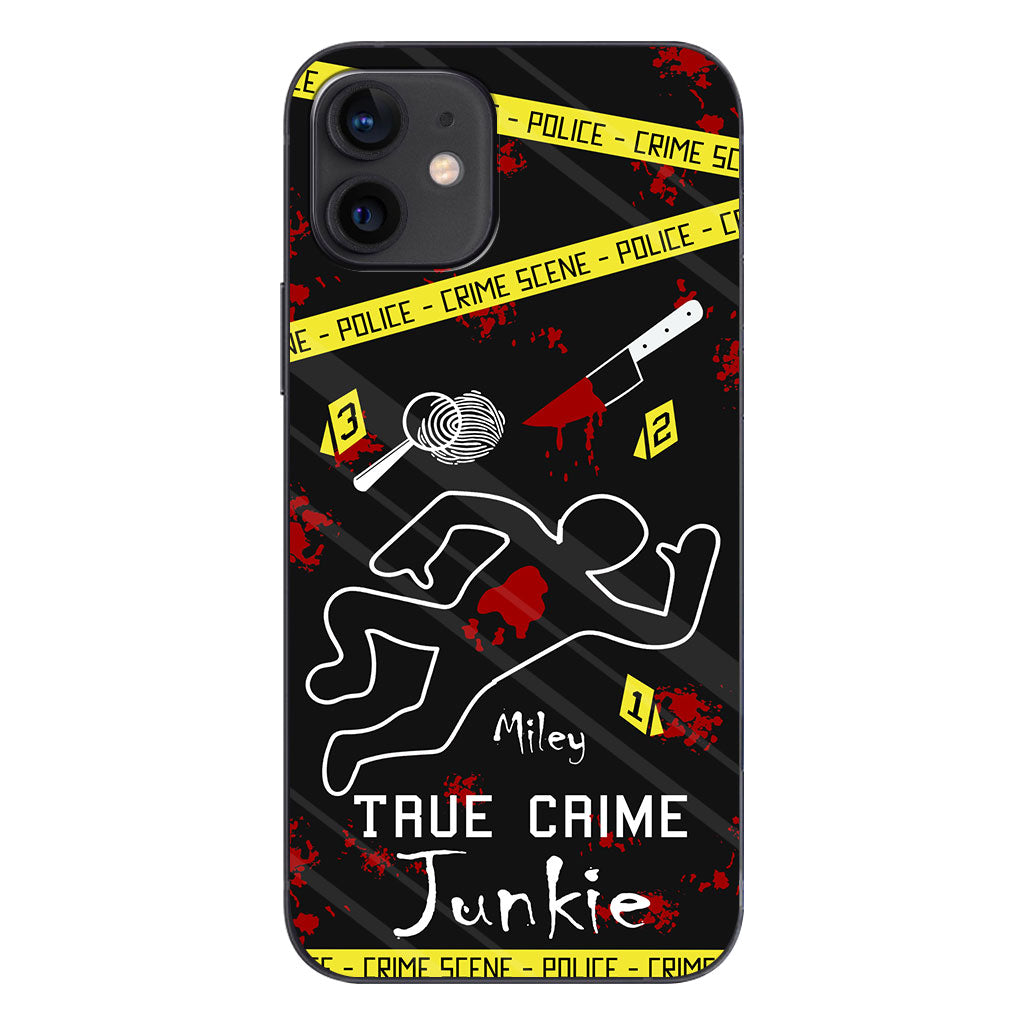 True Crime Junkie - Personalized Phone Case