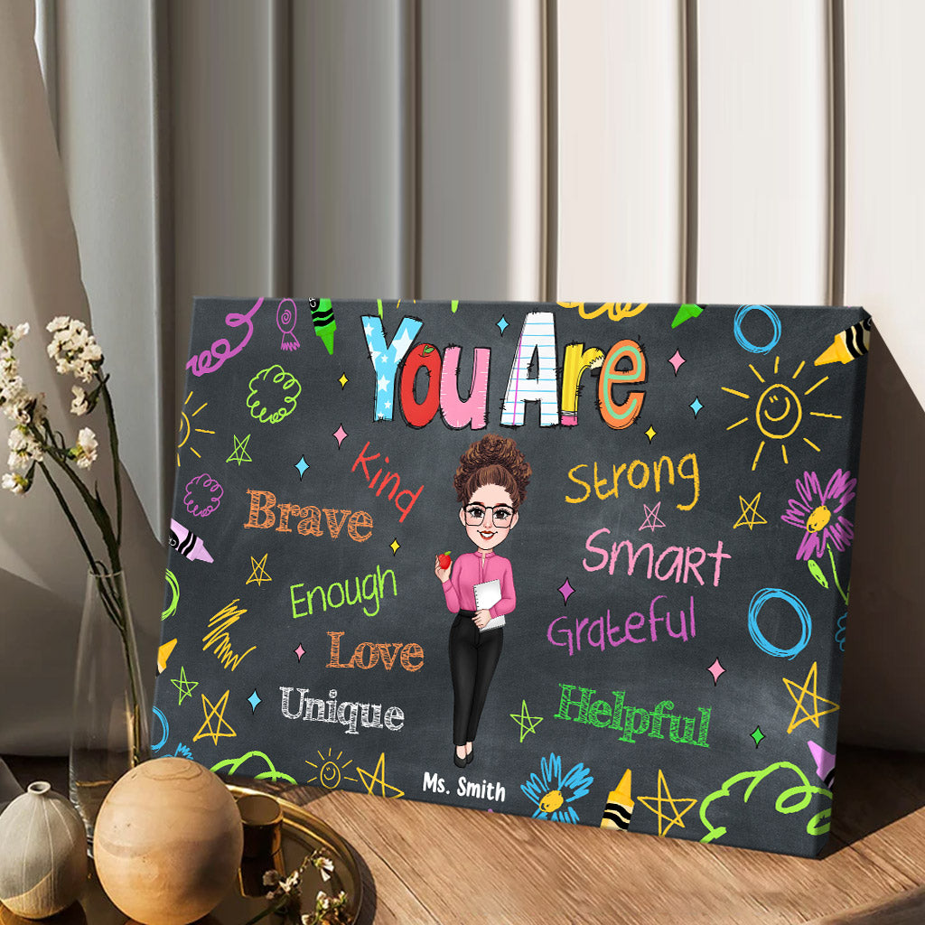 In This Class You Are Loved - Personalized Teacher Canvas And Poster