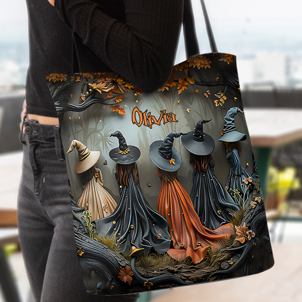 Beautiful Witch - Personalized Witch Tote Bag