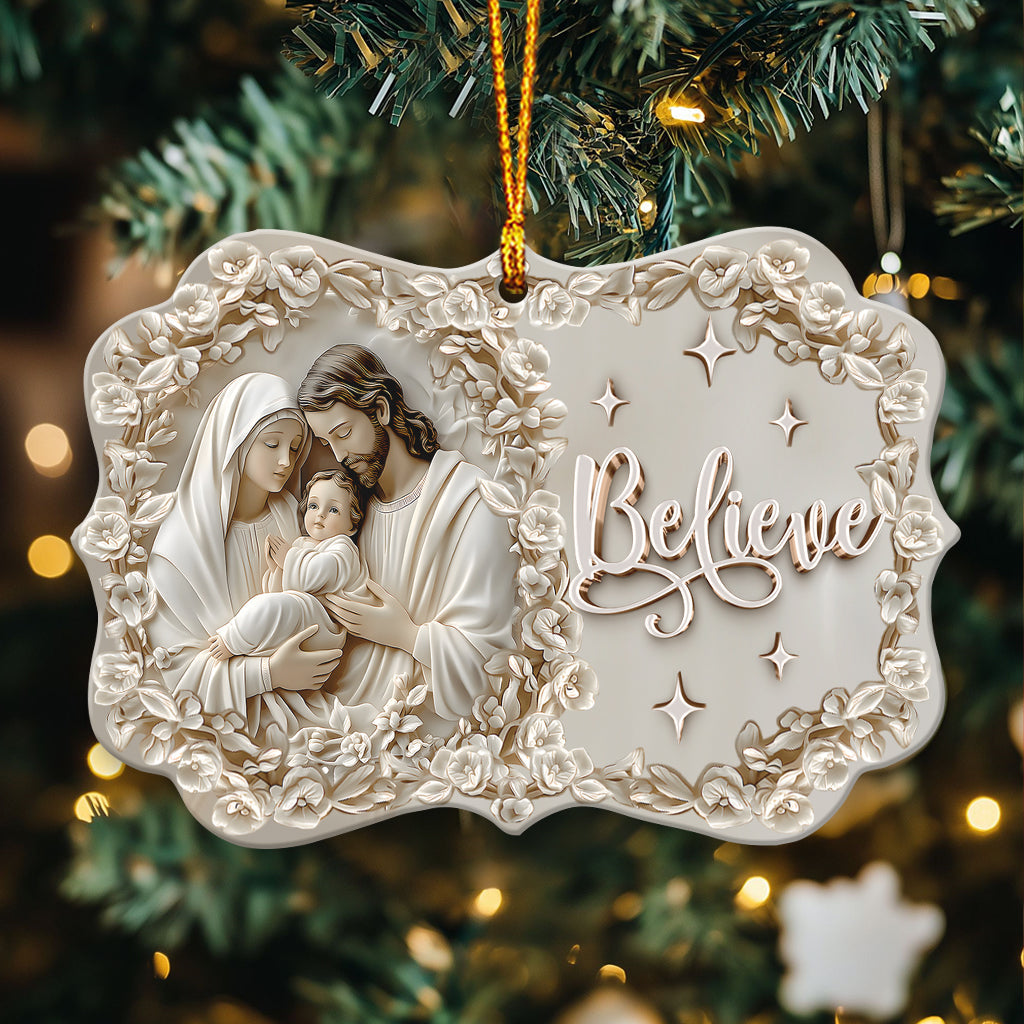 Believe - Christian Ornament