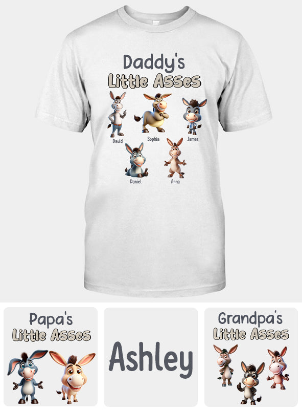 Daddy's Little Cuties - Personalized Father T-shirt And Hoodie