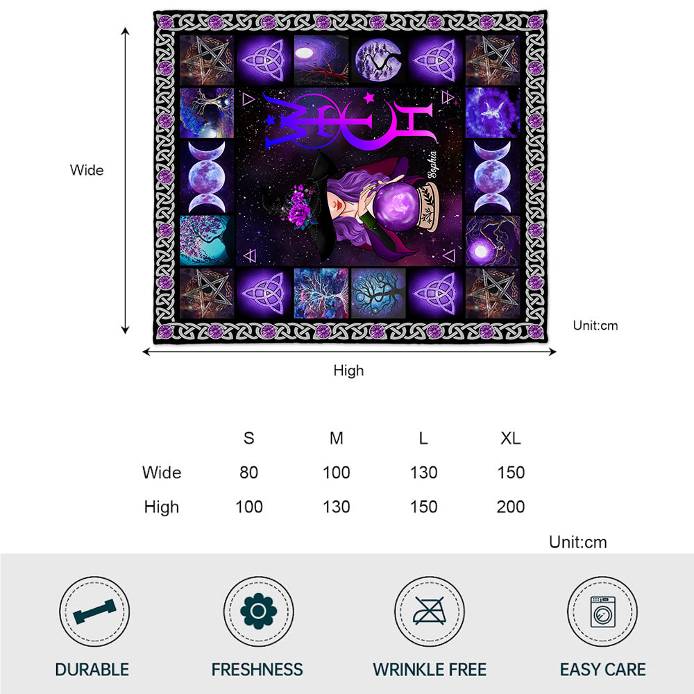 Wicked Witch - Personalized Witch Blanket