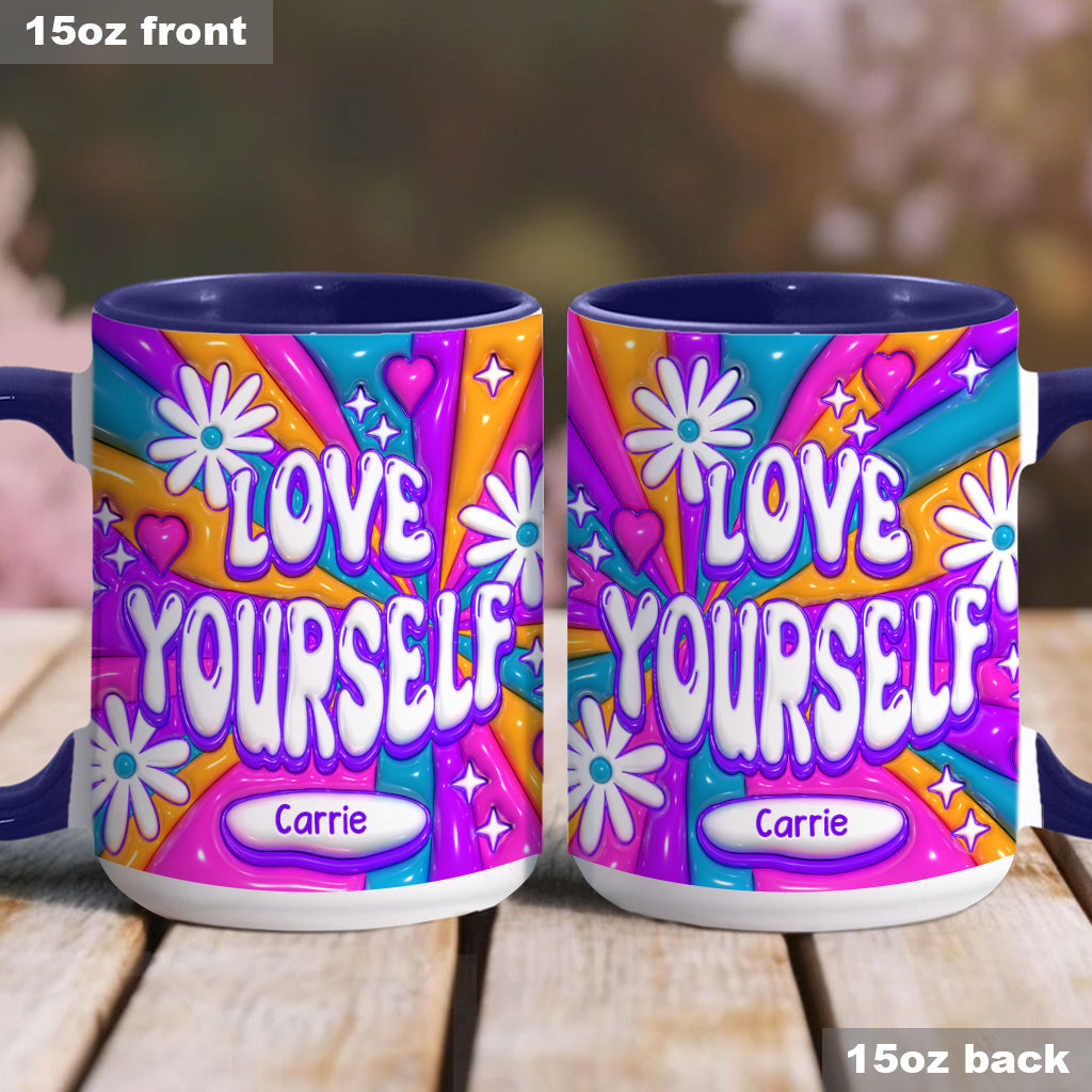 Love Yourself - Personalized Accent Mug