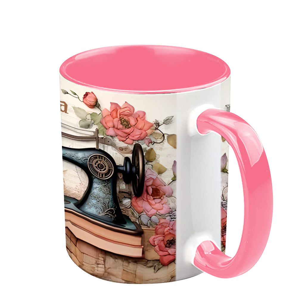 Sewing Machine - Personalized Sewing Accent Mug