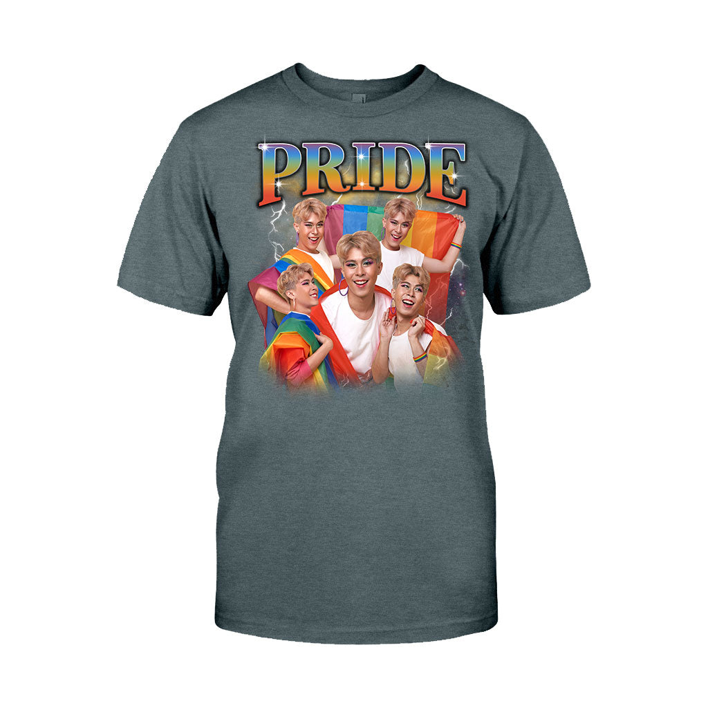 Pride Bootleg Rap Style Photo Custom - Personalized LGBT Support T-shirt And Hoodie