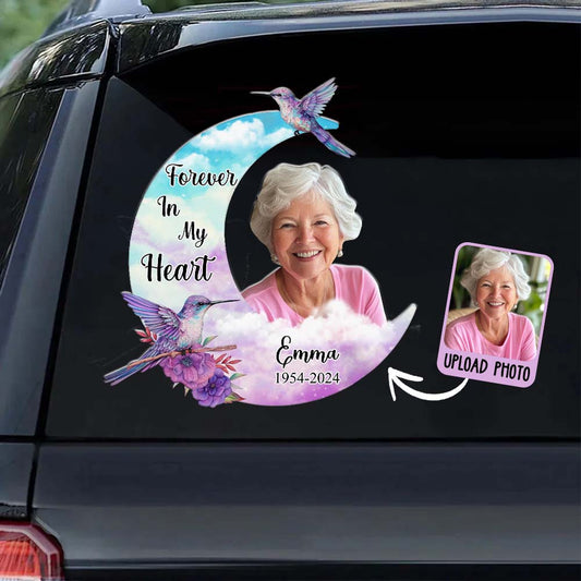 Forever In My Heart - Personalized Memorial Decal Die Cut