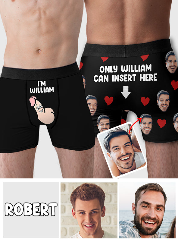 Only You Can Insert - Personalized LGBT Support Men’s Boxer Briefs