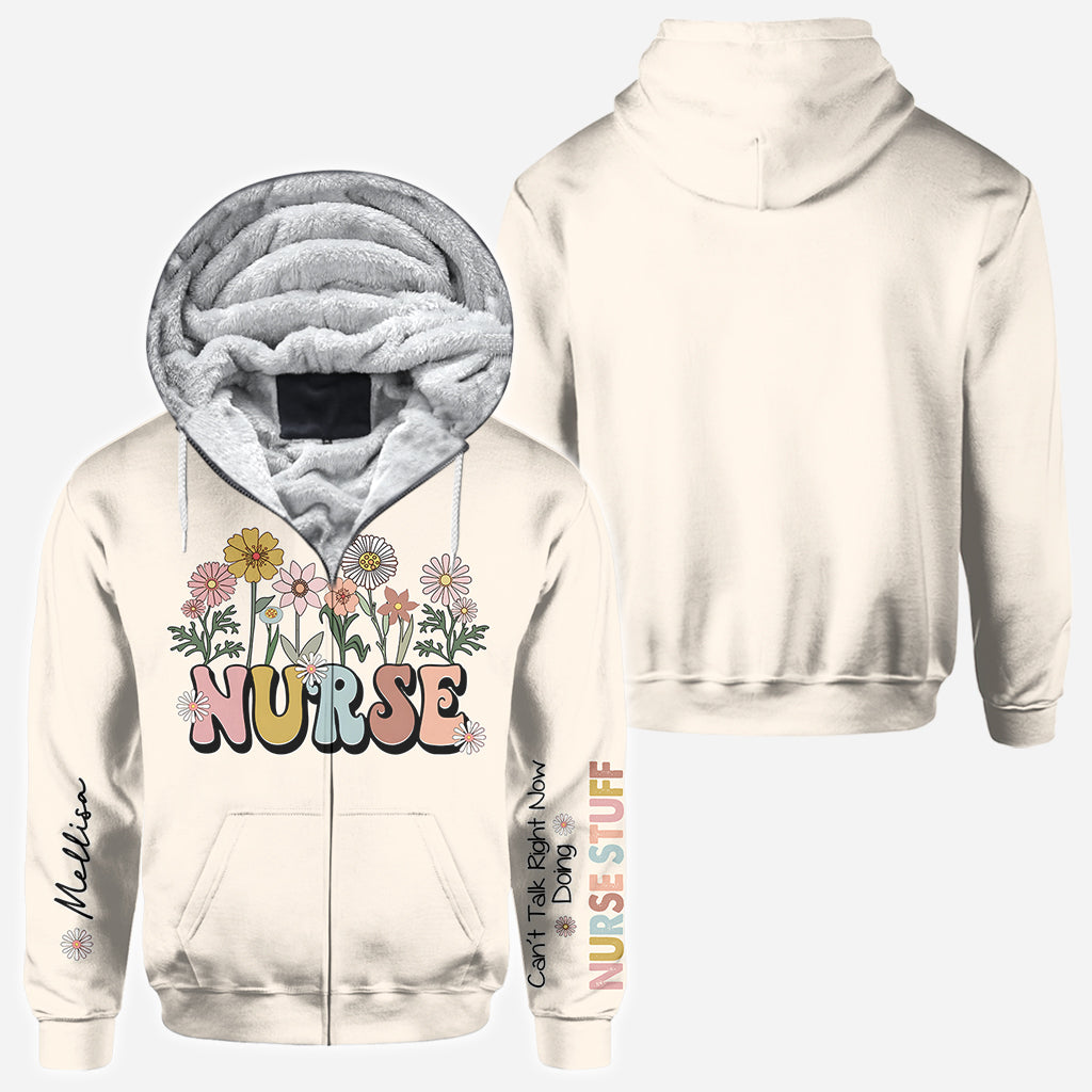 Can’t Talk Right Now Doing Nurse Stuff - Personalized Nurse All Over Shirt