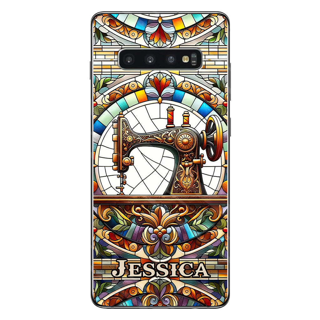 Colorful Sewing Machine - Personalized Sewing Phone Case