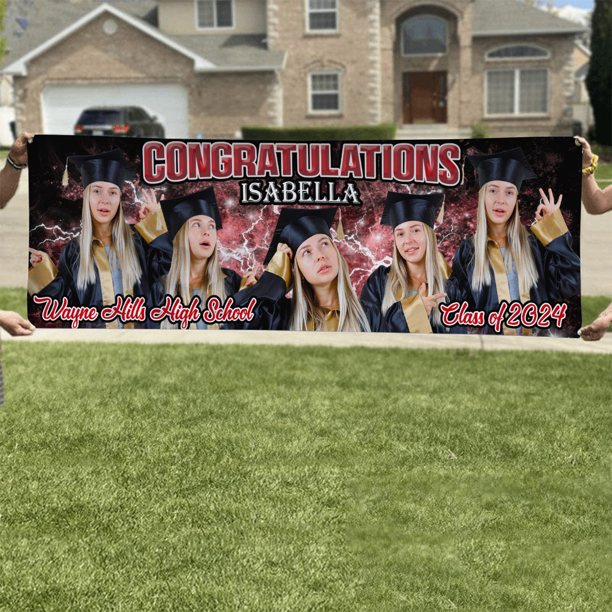 Congratulation - Personalized Graduation Banner