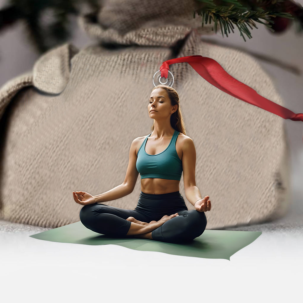 Any Photo Custom Onament - Personalized Yoga Custom Shaped Ornament