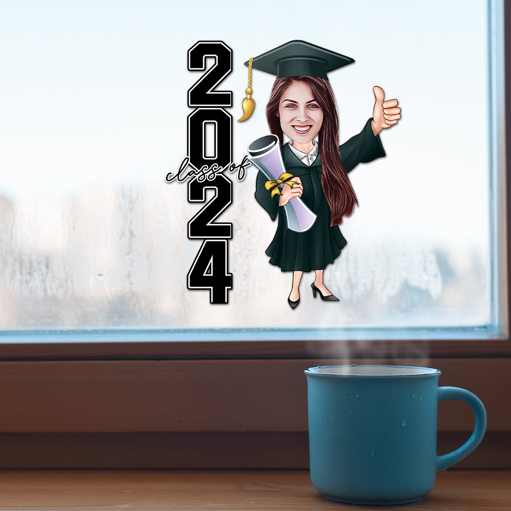 Class Of 2024 - Personalized Graduation Decal Die Cut