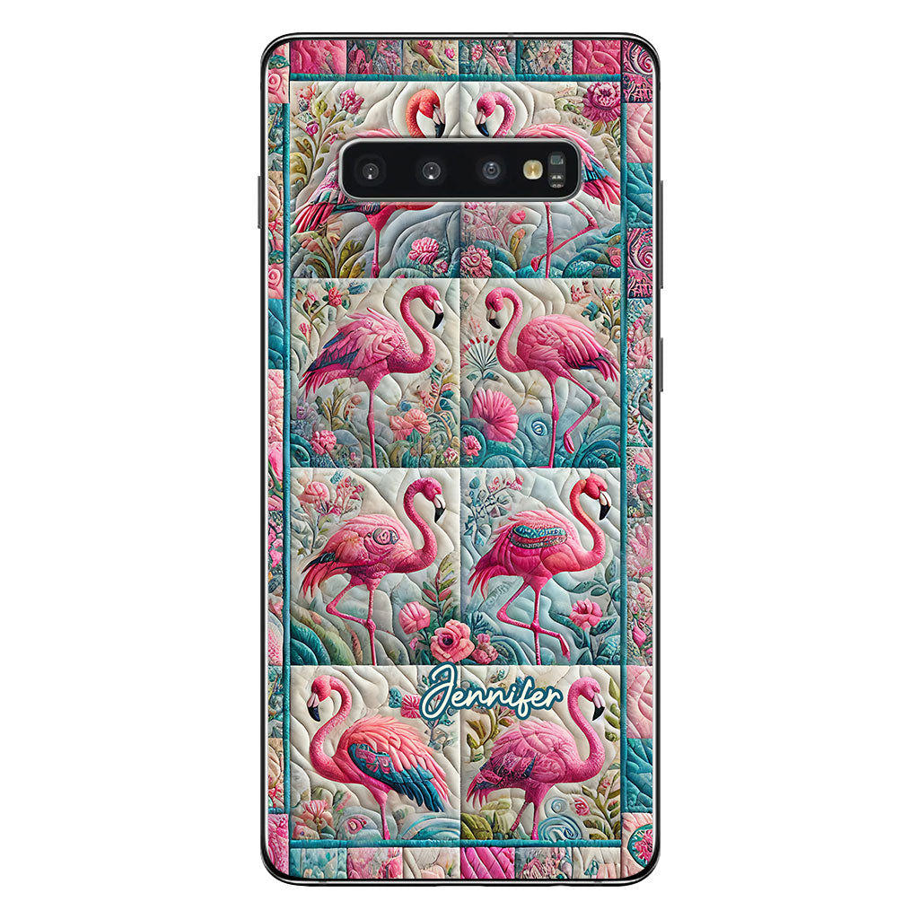 Vintage Flamingo - Personalized Flamingo Phone Case