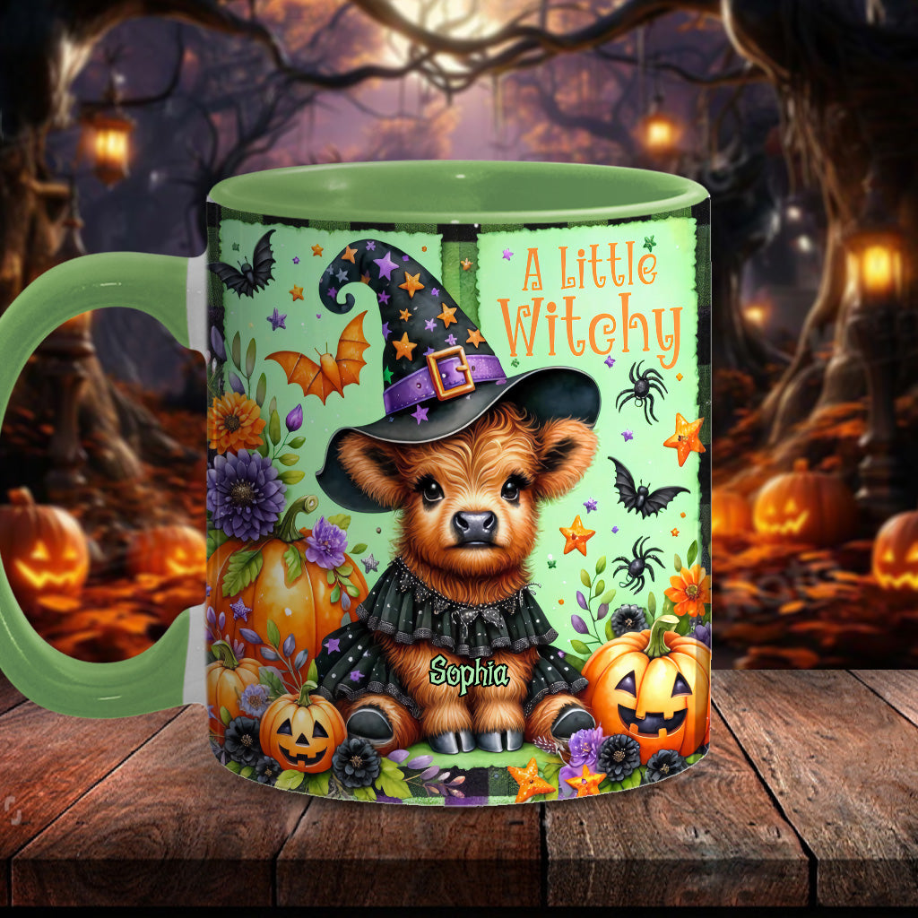 A Little Witch - Personalized Accent Mug
