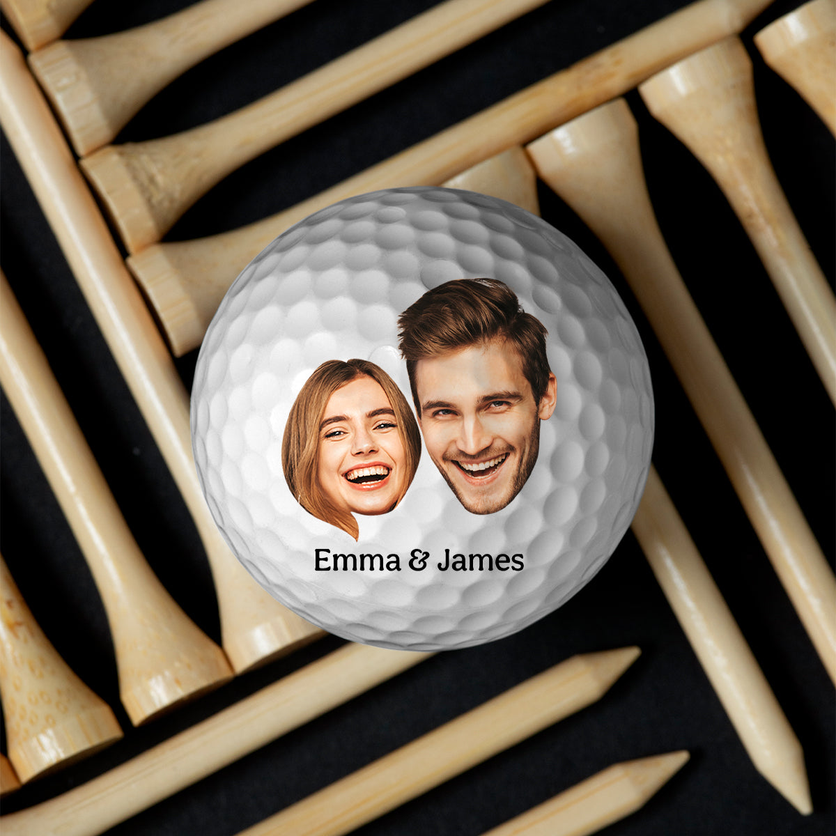 Your Hole Is My Goal - Personalized Golf Ball