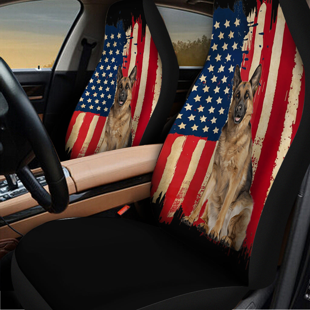 Puppy Flag - Personalized Dog Seat Covers