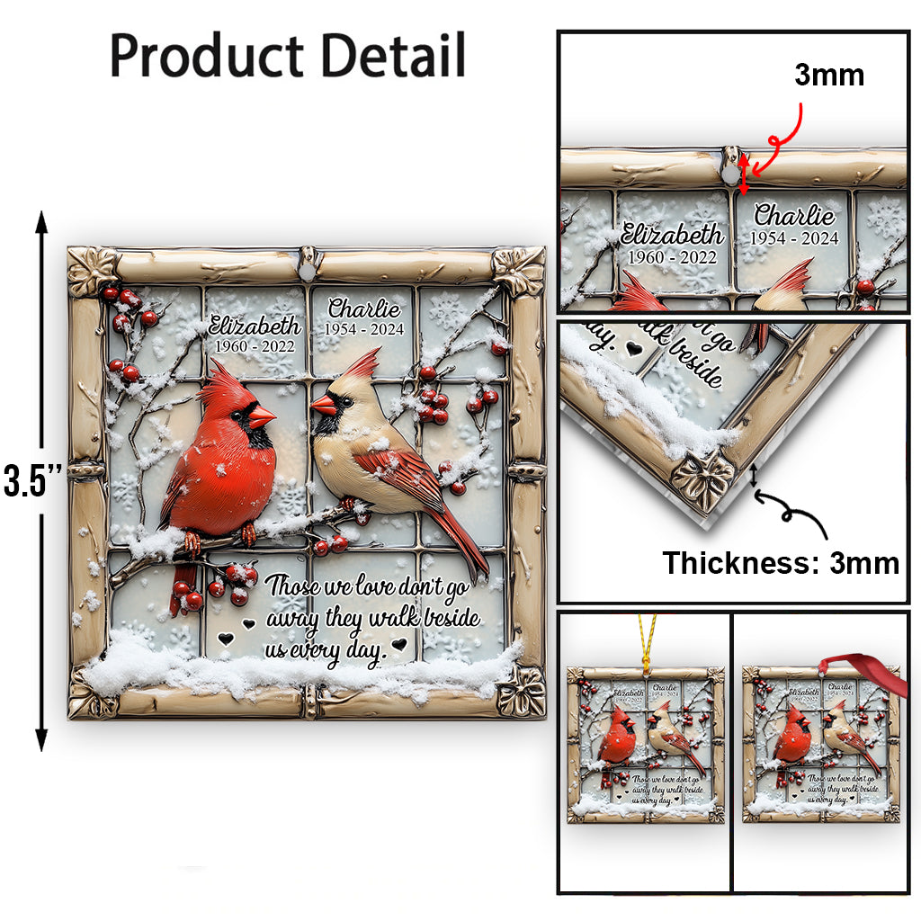 They Fly Beside Us Everyday - Personalized Memorial Ornament