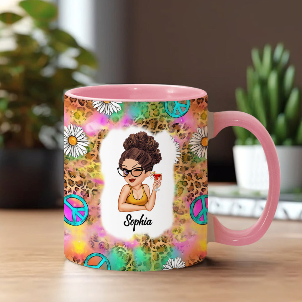 Hippie Soul Western Style - Personalized Hippie Accent Mug