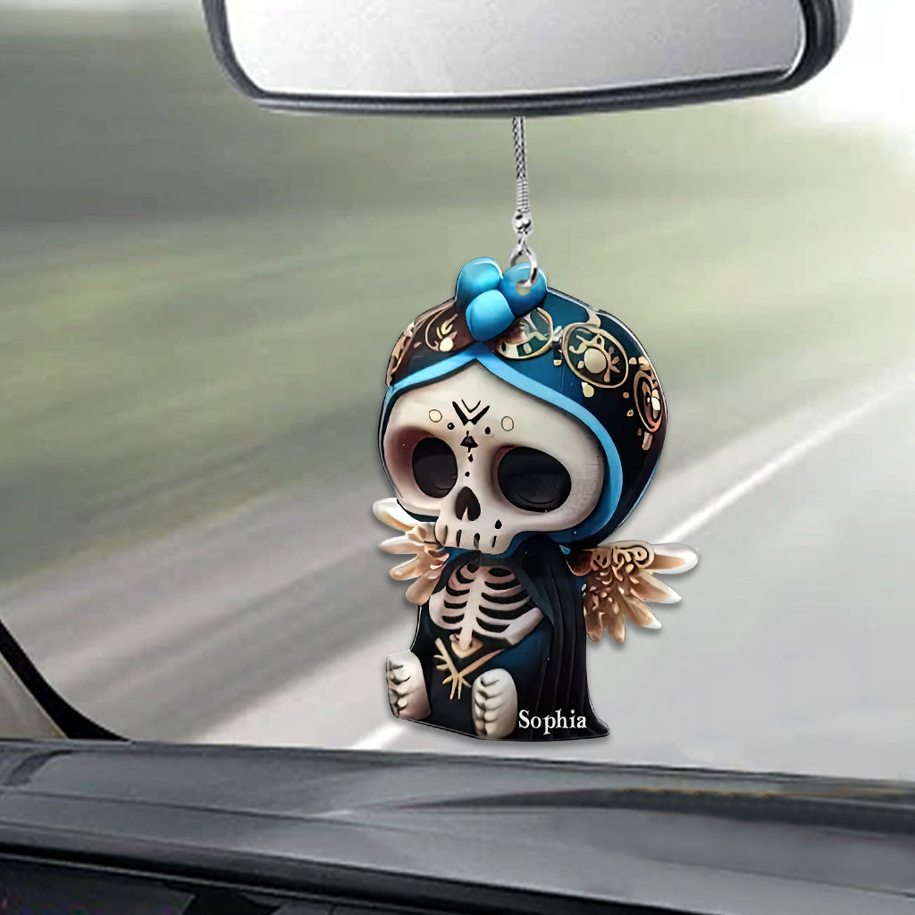 Cute Skull - Personalized Skull Car Ornament