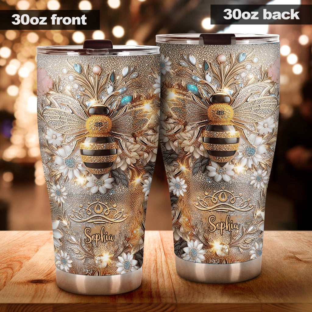 Queen Bee - Personalized Bee Tumbler