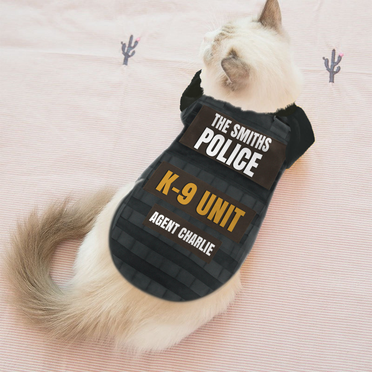 Police Officer K9 Unit Prisoner - Personalized Dog Pet Shirt