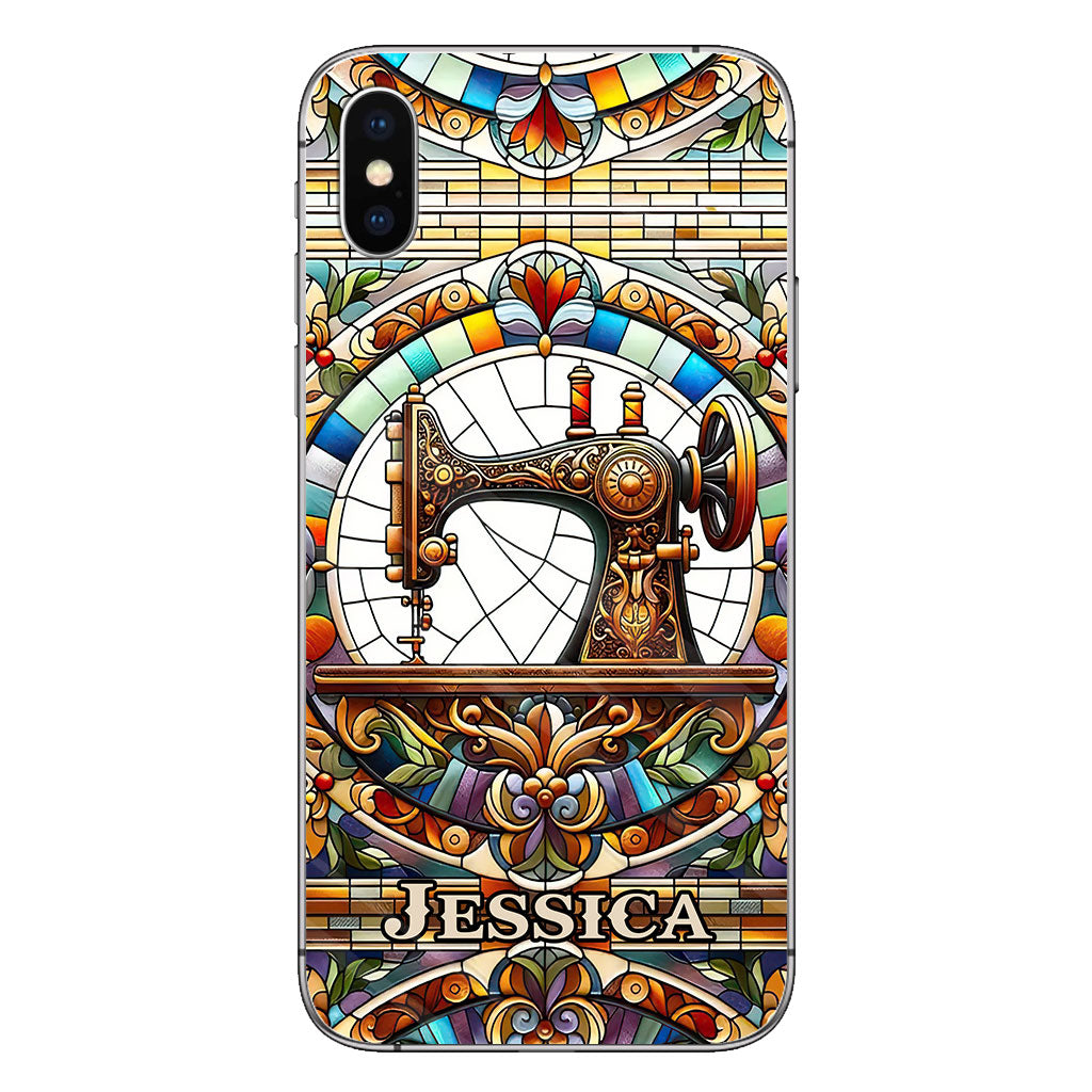 Colorful Sewing Machine - Personalized Sewing Phone Case