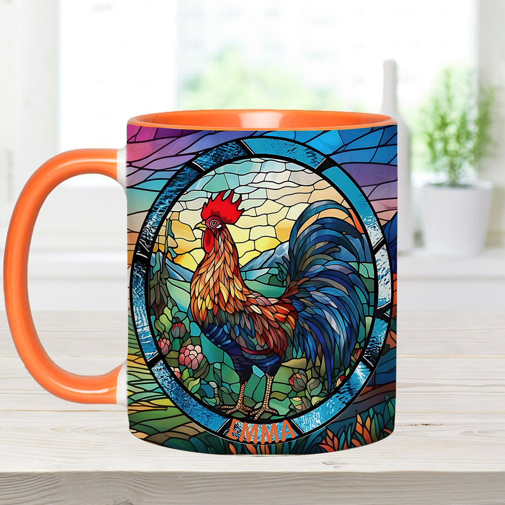 Love Chicken - Personalized Chicken Accent Mug