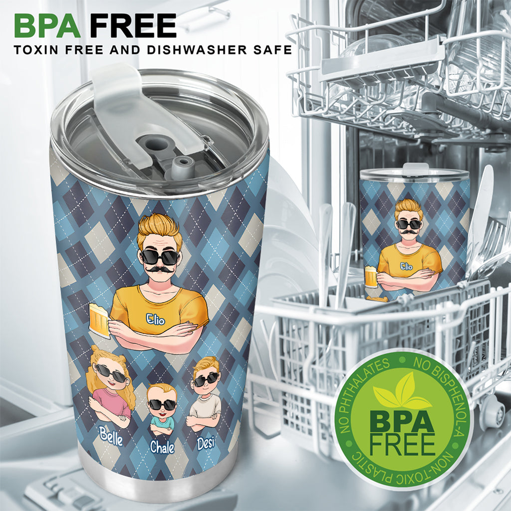 A Papá De La Razón Por La Que Bebes - Personalized Father Tumbler