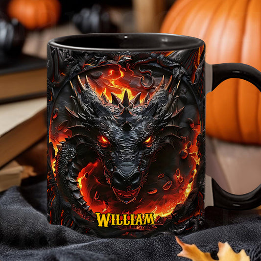 Love Dragons - Personalized Dragon Accent Mug