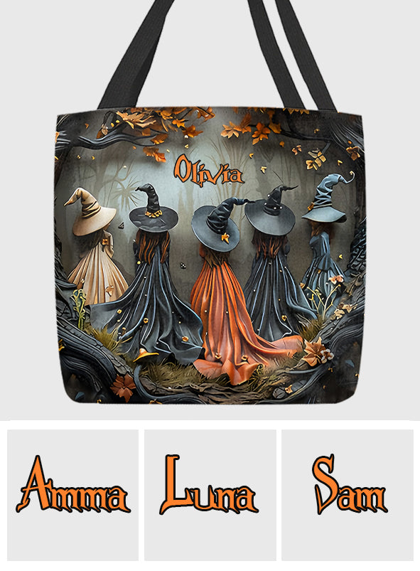 Beautiful Witch - Personalized Witch Tote Bag