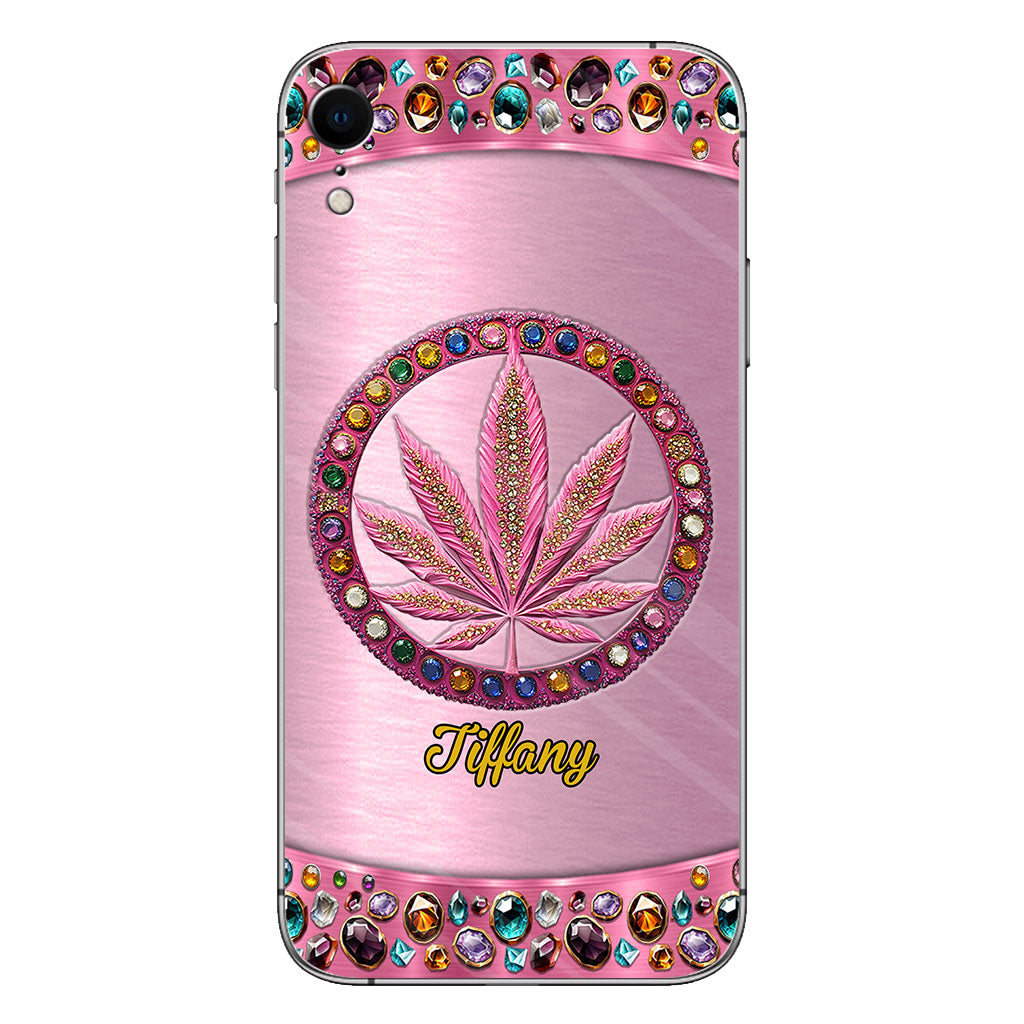 Stoner Chick - Personalized Weed Clear Phone Case