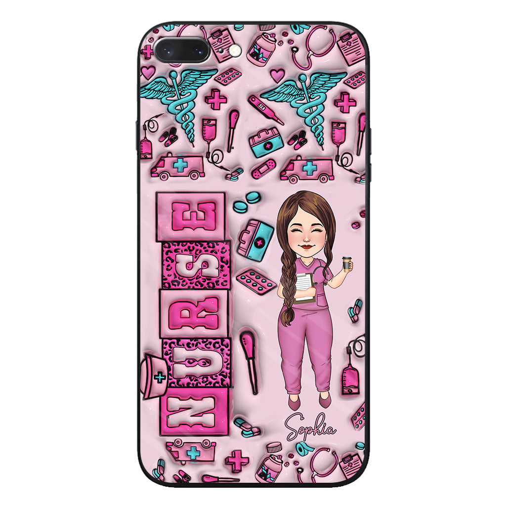 Nurse Life - Personalized Nurse Clear Phone Case