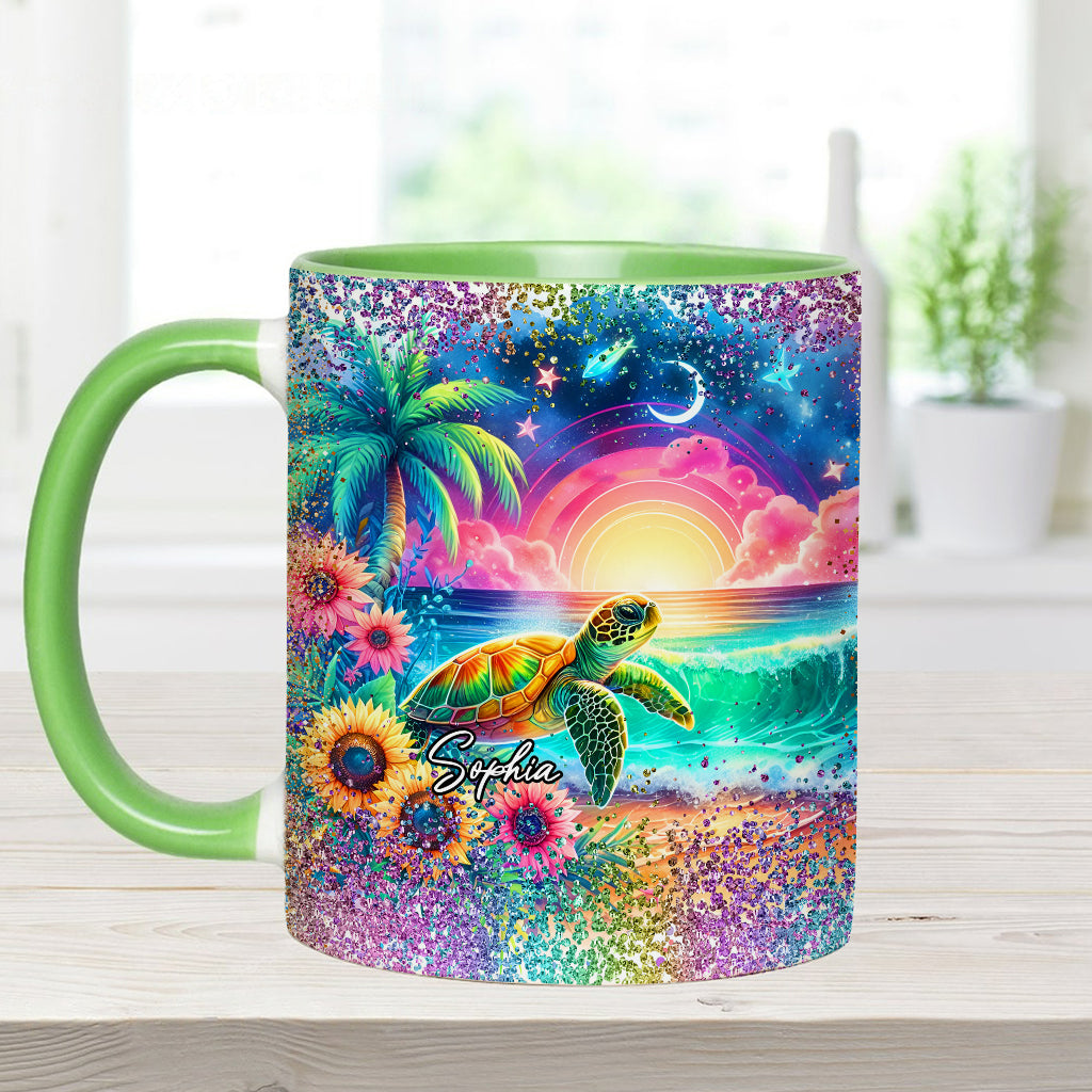 Love Turtles - Personalized Turtle Accent Mug