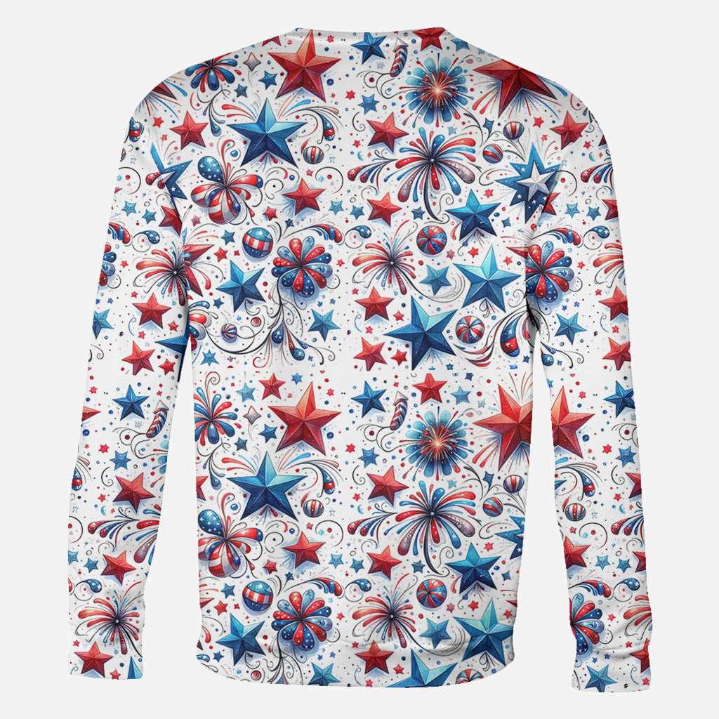 American Grandma - Personalized Grandma All Over Shirt