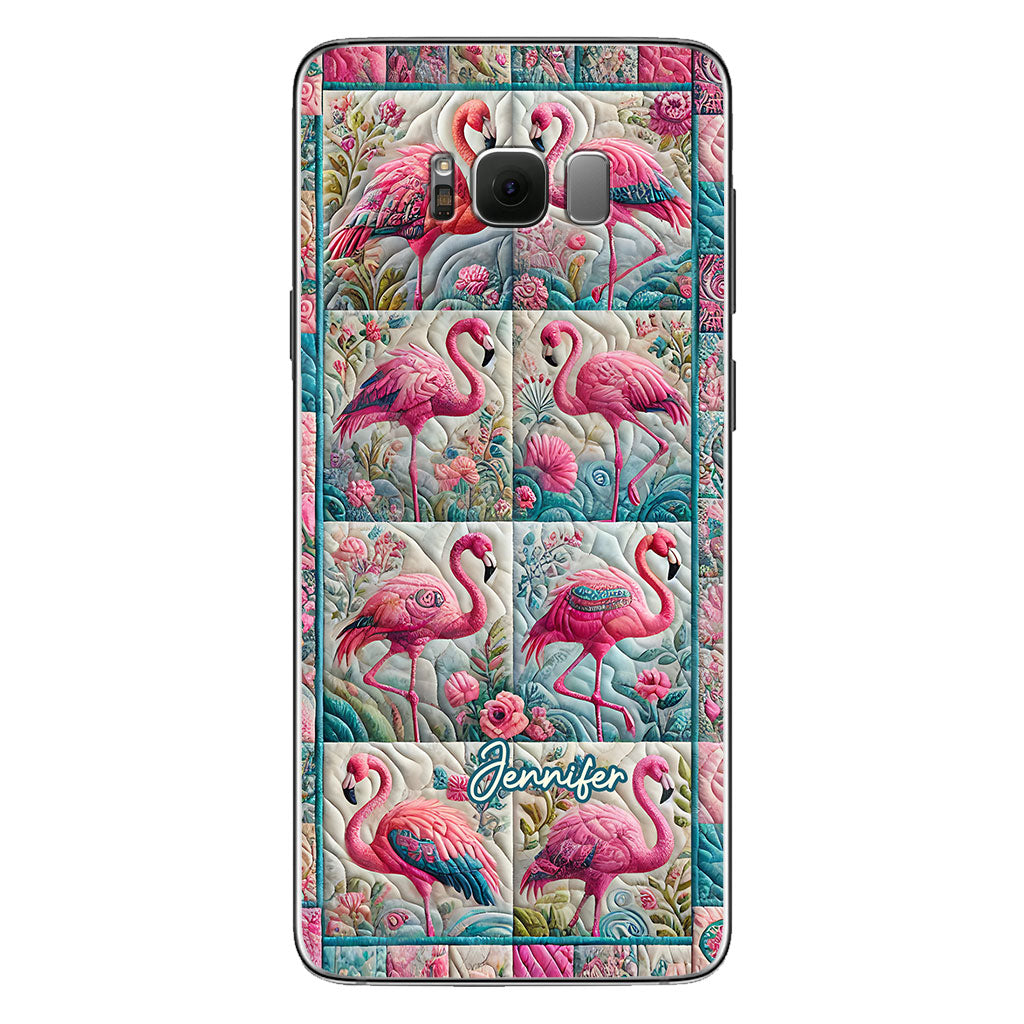 Vintage Flamingo - Personalized Flamingo Phone Case