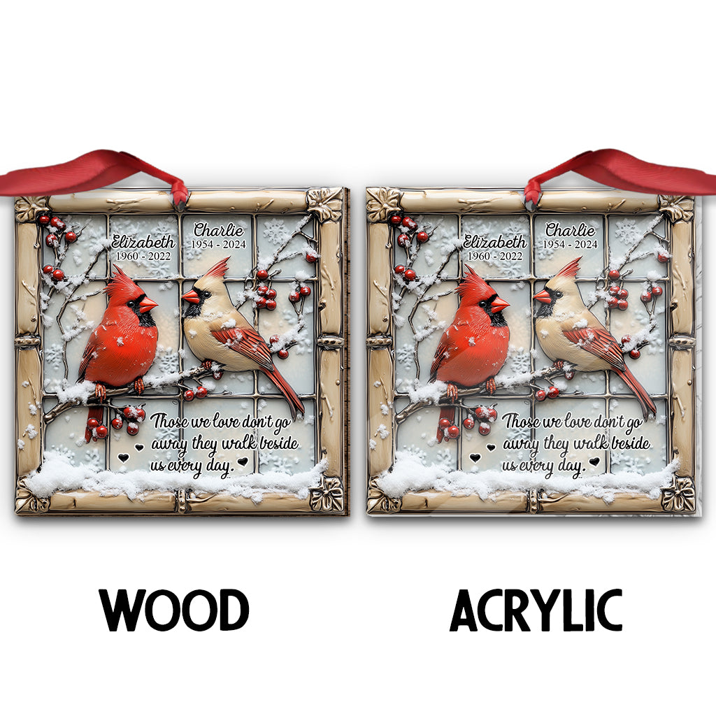 They Fly Beside Us Everyday - Personalized Memorial Ornament