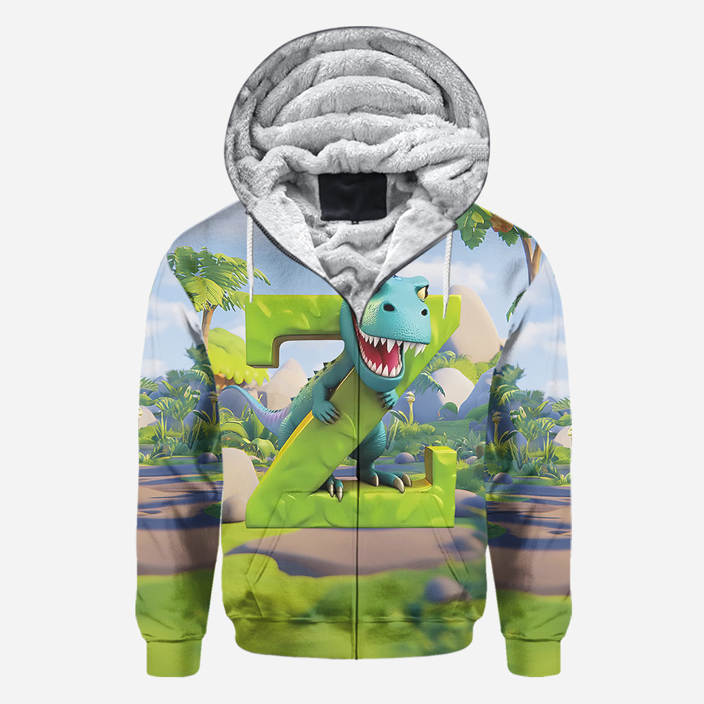 Dinosaur Alphabet - Personalized Kid All Over Shirt