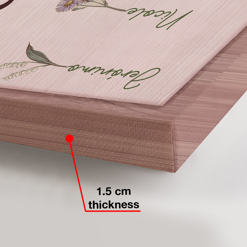 Primero Mamá Ahora Abuela - Personalized Grandma Canvas And Poster