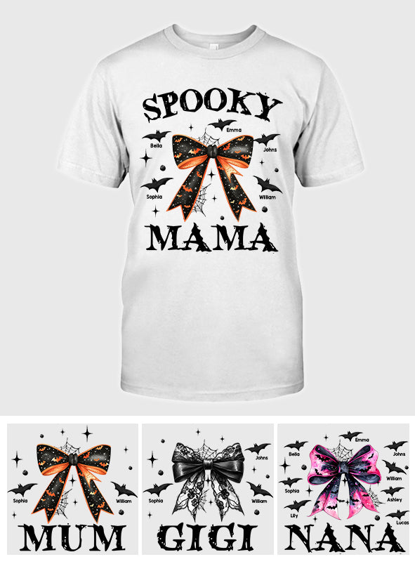 Spooky Mama - Personalized Mother T-shirt And Hoodie
