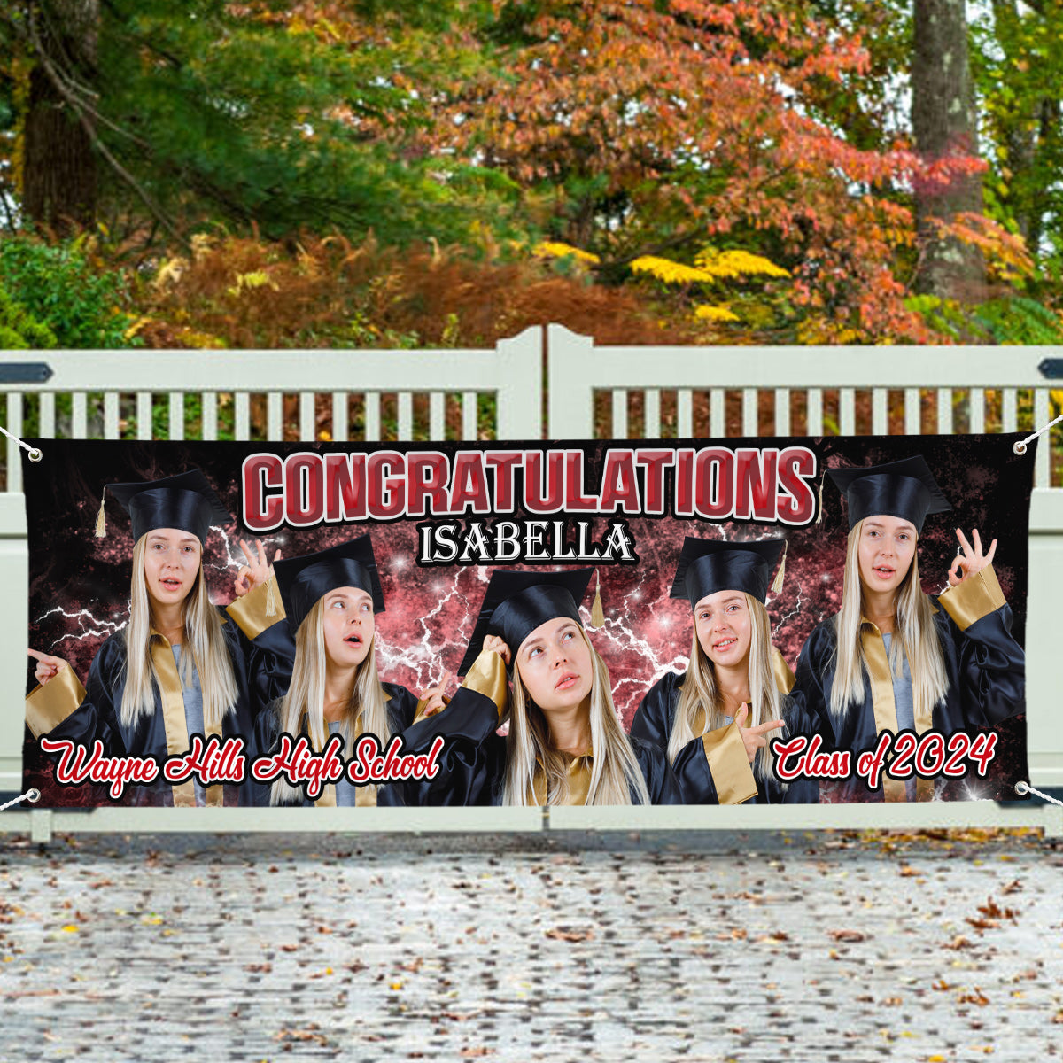 Congratulation - Personalized Graduation Banner
