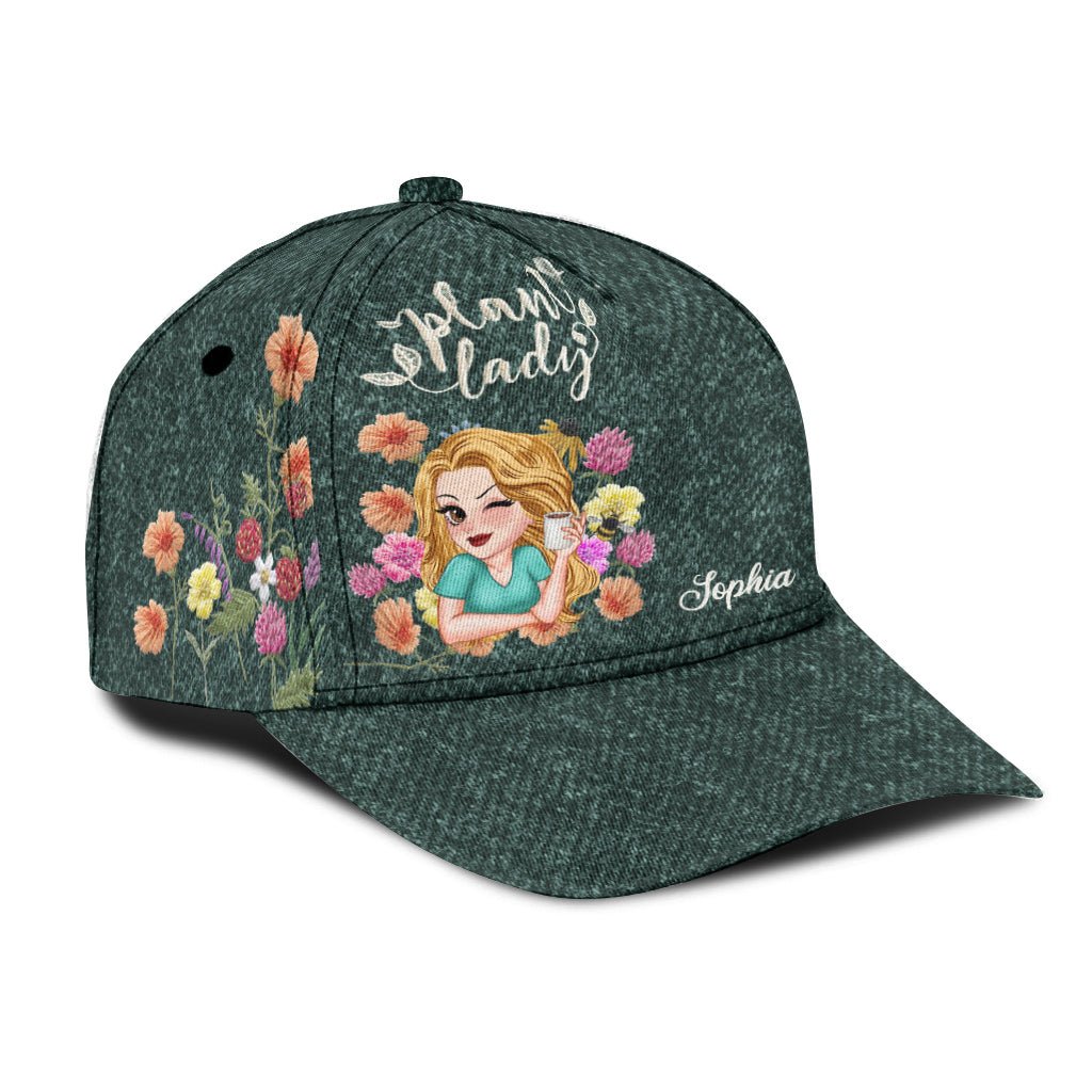 Plant Lady Wild Flowers - Personalized Gardening Classic Cap