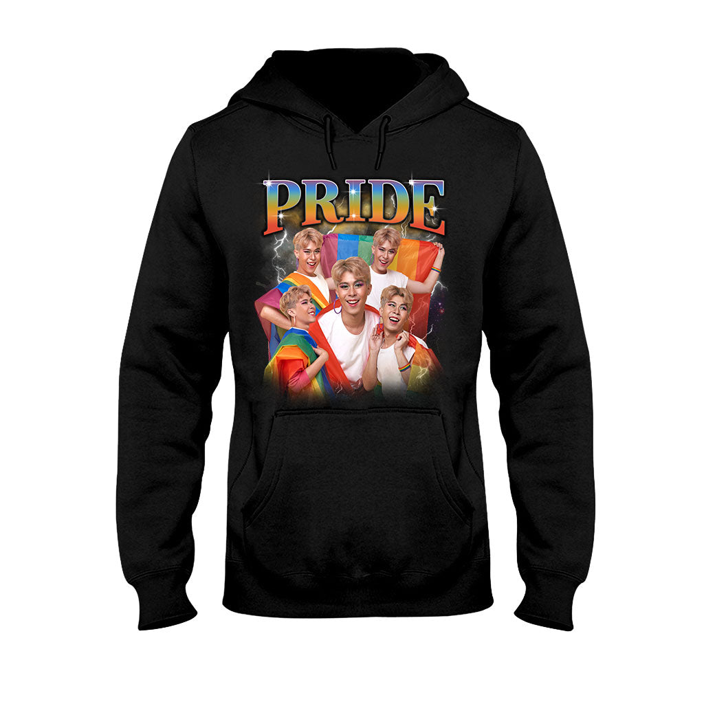 Pride Bootleg Rap Style Photo Custom - Personalized LGBT Support T-shirt And Hoodie