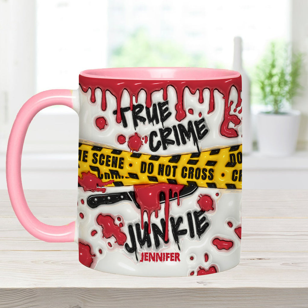 Do Not Cross - Personalized Accent Mug