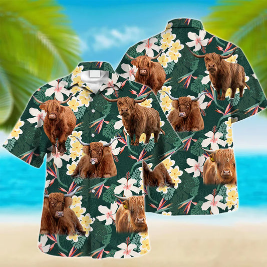 Highland Cow Lovers Highland Cow Hawaiian Shirt 0624