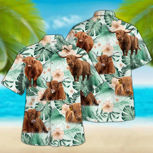 Highland Cow Lovers Highland Cow Hawaiian Shirt 0624