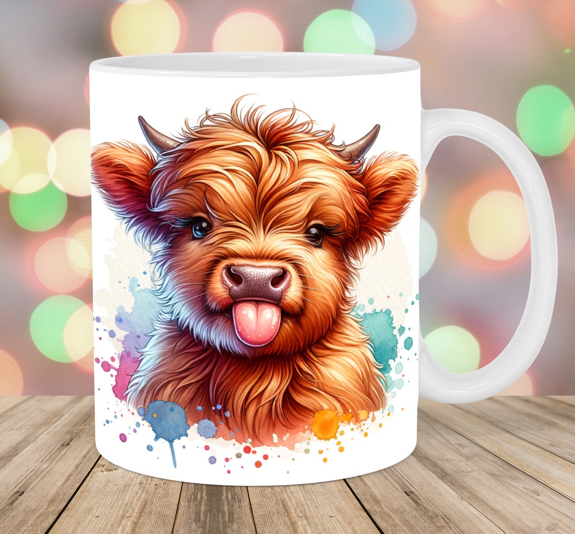 Cheeky Highland Cow Highland Cow Mug 0624
