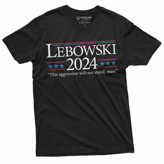 Men's Lebowski 2024 Shirt Funny Lebowski Quote Shirt Usa Politics 2024 Election Shirt Movie Inspired Pop Culture T-Shirt Political Shirts T-shirt & Hoodie